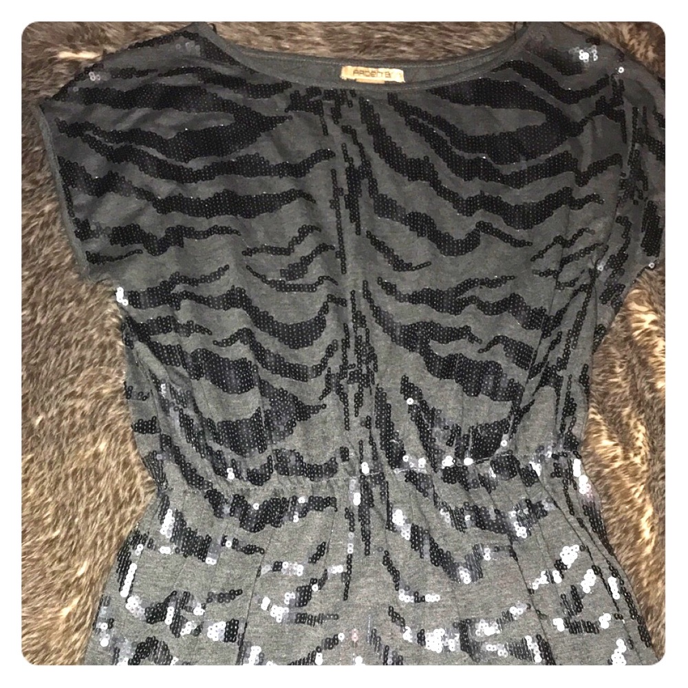 Sequins Swing Dress